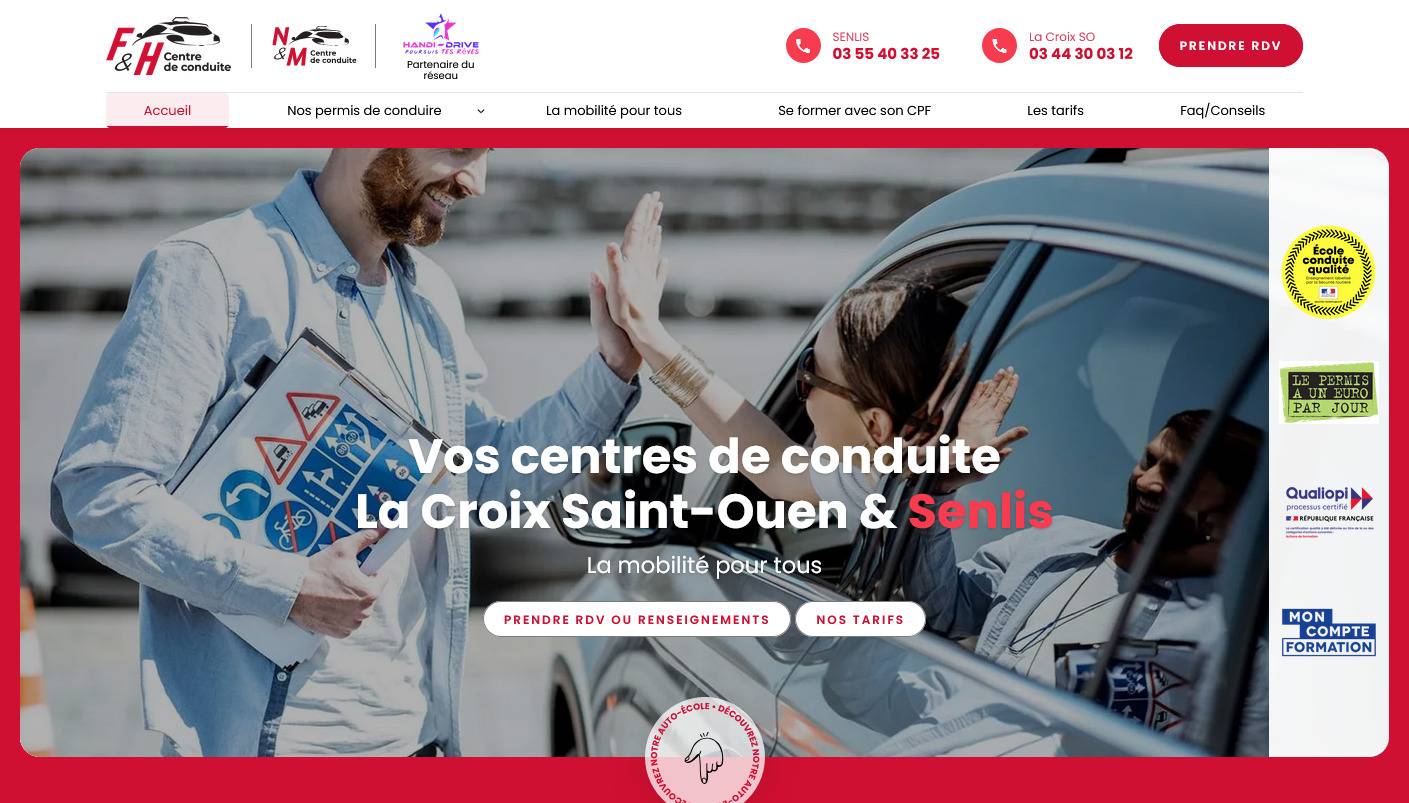 Où trouver une auto école pour apprendre à conduire à SENLIS