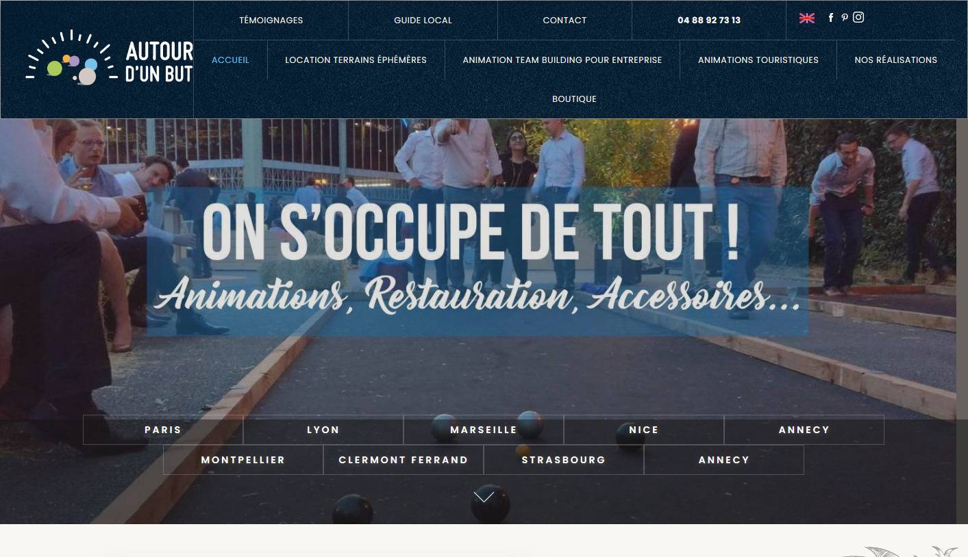 Organisation de pétanque party en entreprise à Lyon - Autour d'un But