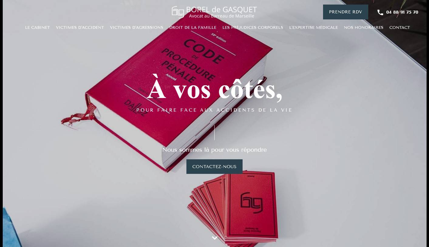 Avocat compétent en dommage corporel à Marseille - Maître Florence Borel de Gasquet