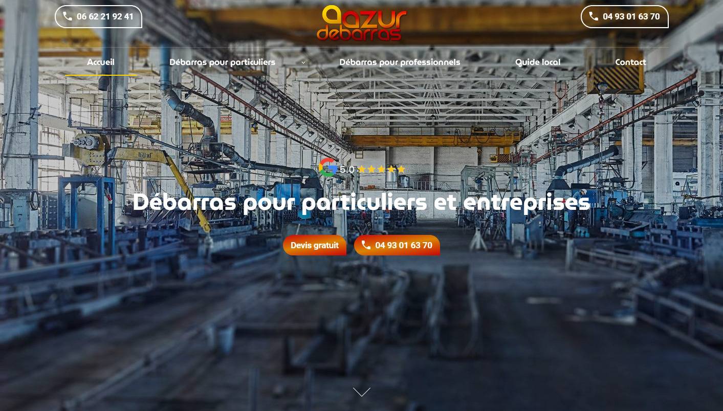 Débarras et enlèvement d'encombrants Nice - Azur débarras