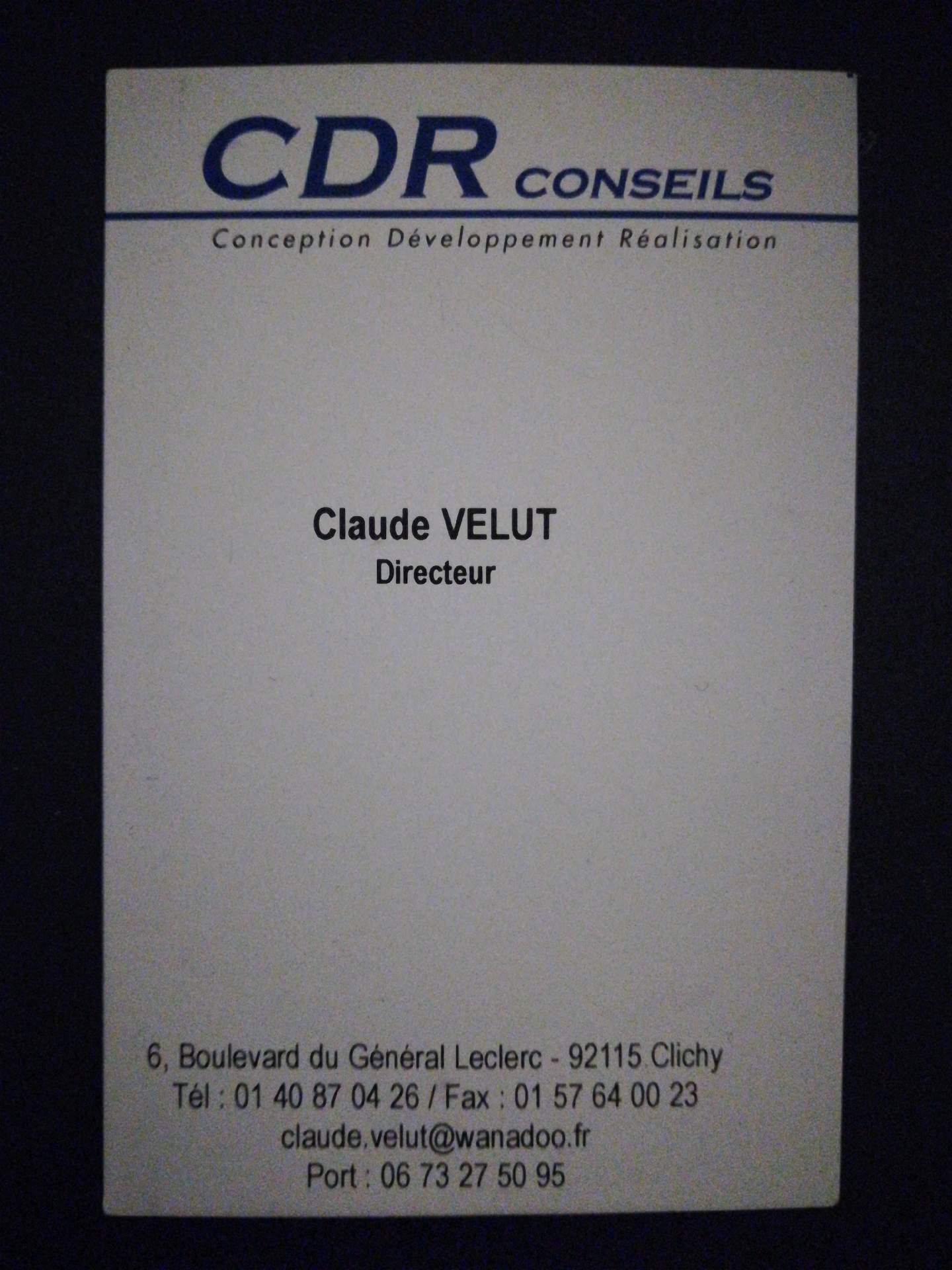 concept développement et réalisation de projet immobilier Clichy CDR Conseils