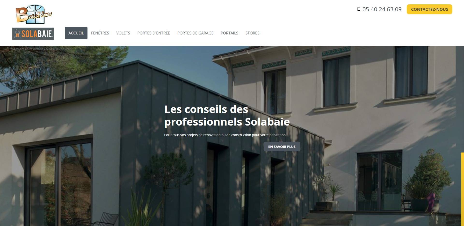 Quelle entreprise pour la rénovation de fenêtres sur Saint Aubin de Médoc ? Baienov
