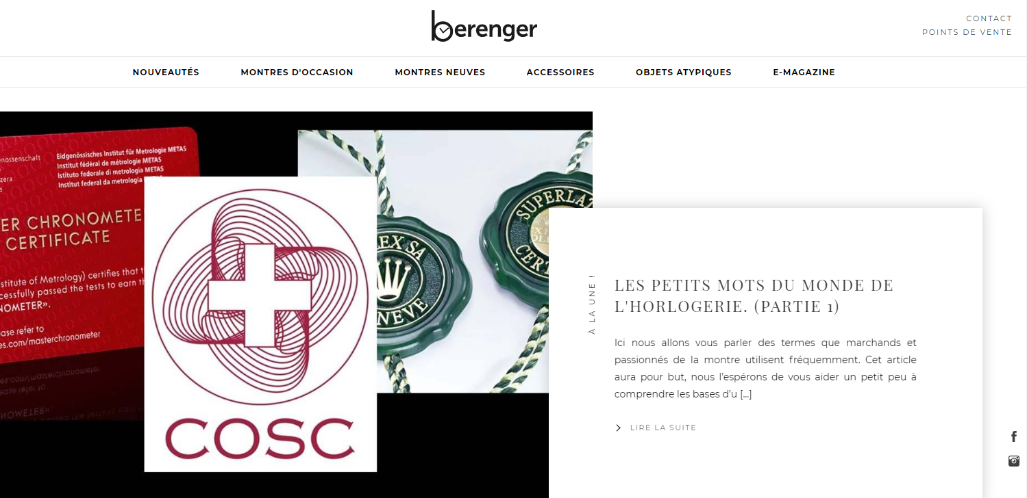 magazine dédié à l'univers des montres de prestige à Marseille
