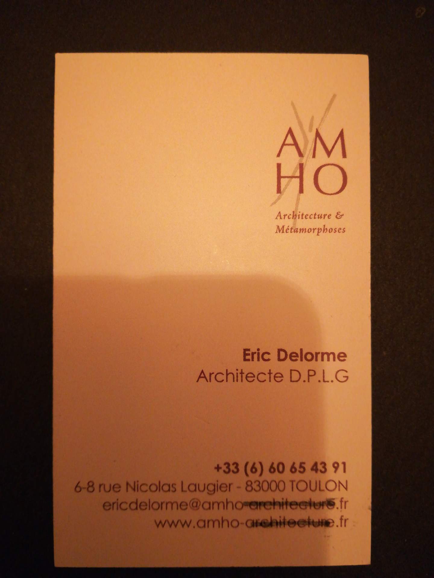 architecte Toulon AMHO