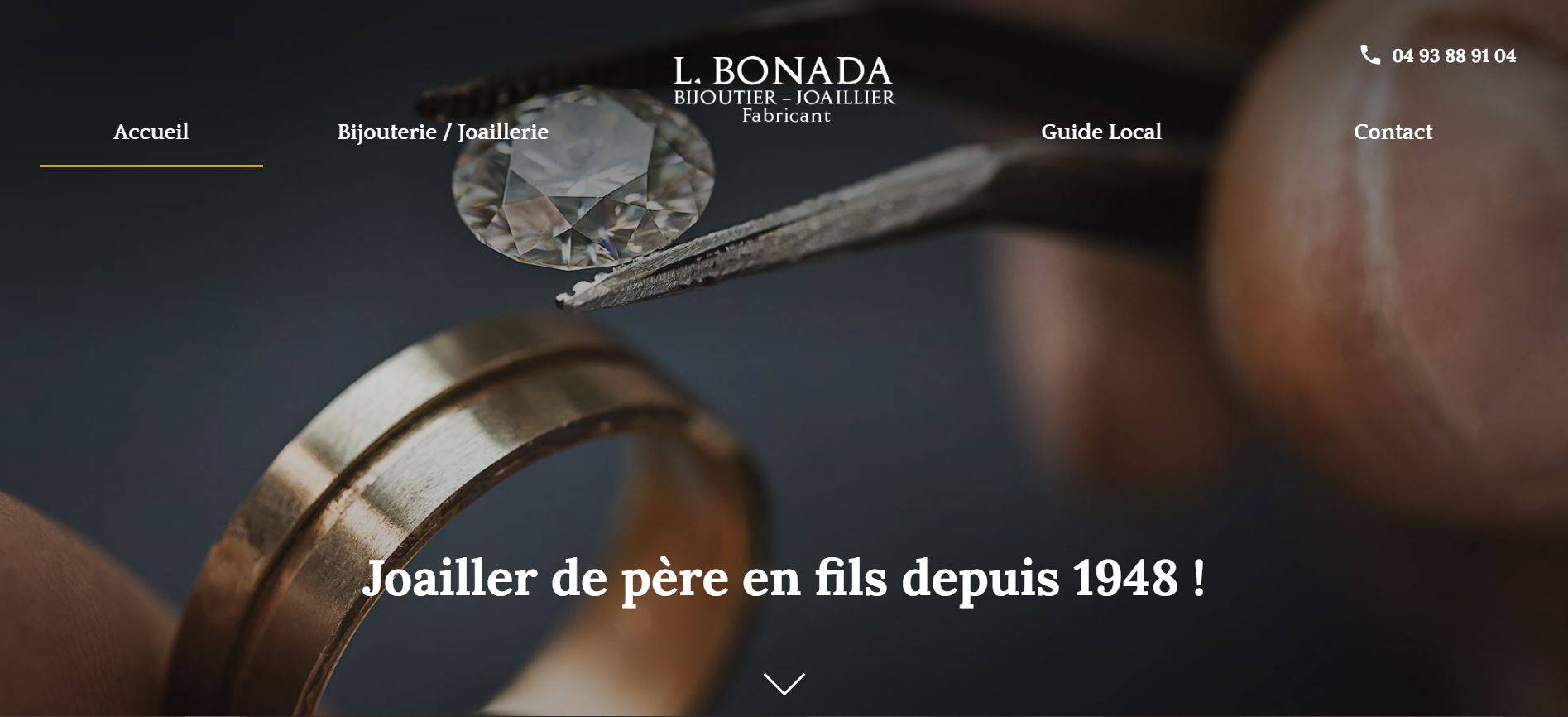 Joaillerie Bijouterie pour fabriquer bijou sur-mesure à Nice Alpes-Maritimes : Bonada