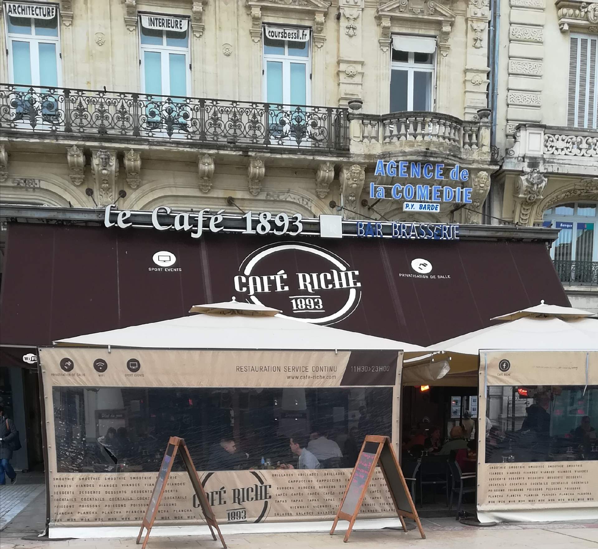 Restaurant Montpellier café Riche