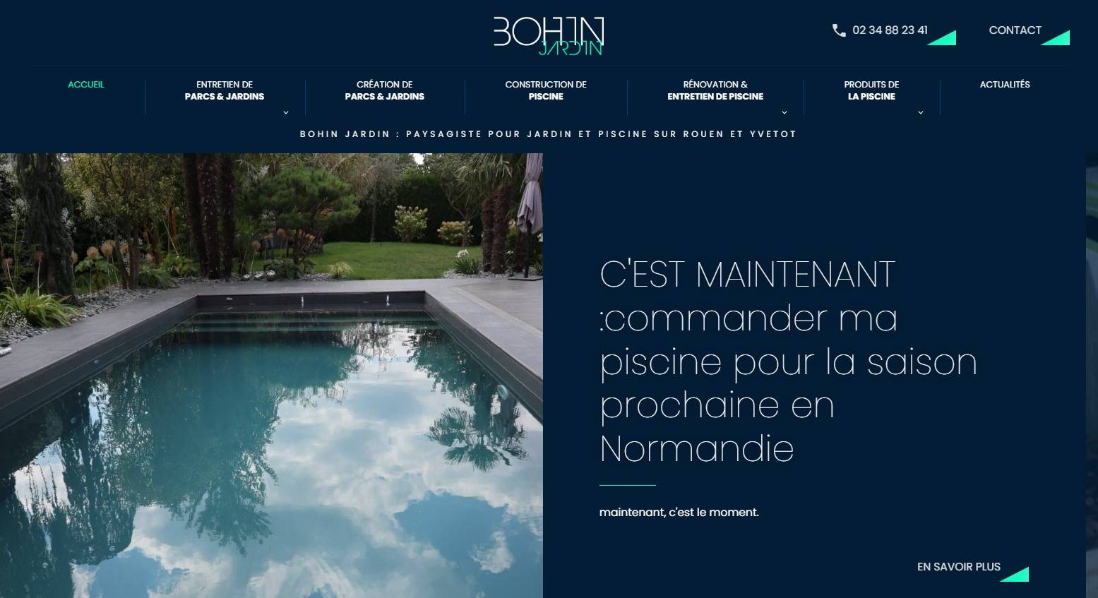 Trouver un expert dans l'aménagement paysager sur mesure à Rouen - Bohin Jardin