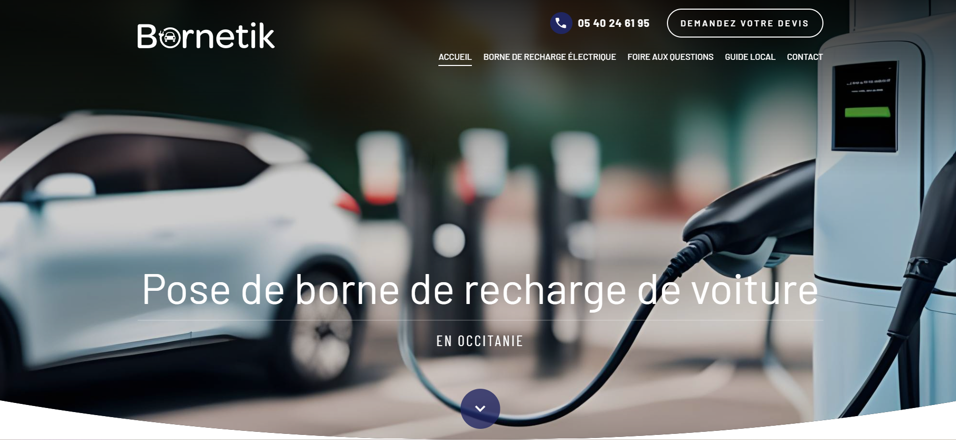 installateur de borne de recherche 