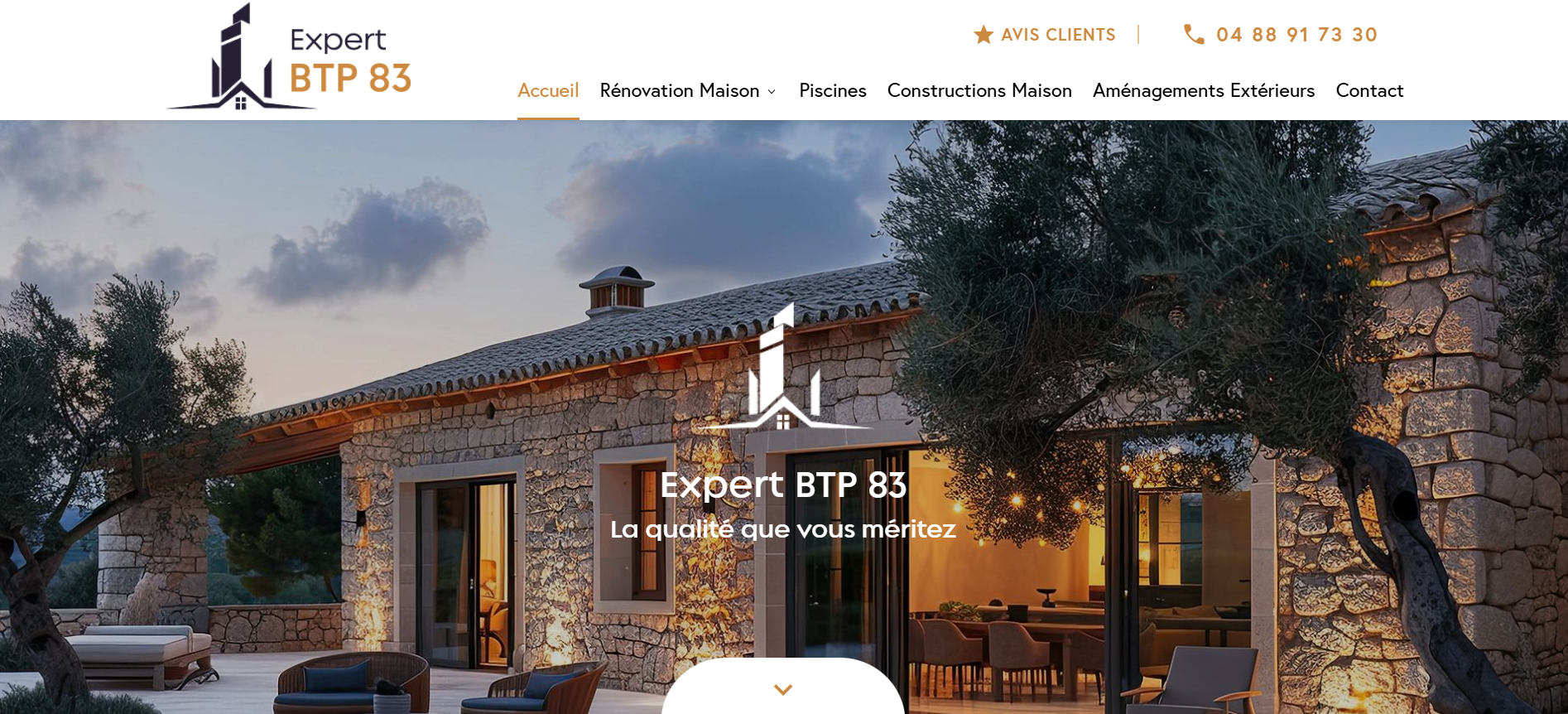 Constructeur pour rénovation d'une maison avec extension et garantie décennale à Sanary-sur-Mer proche de Bandol - Expert BTP 83