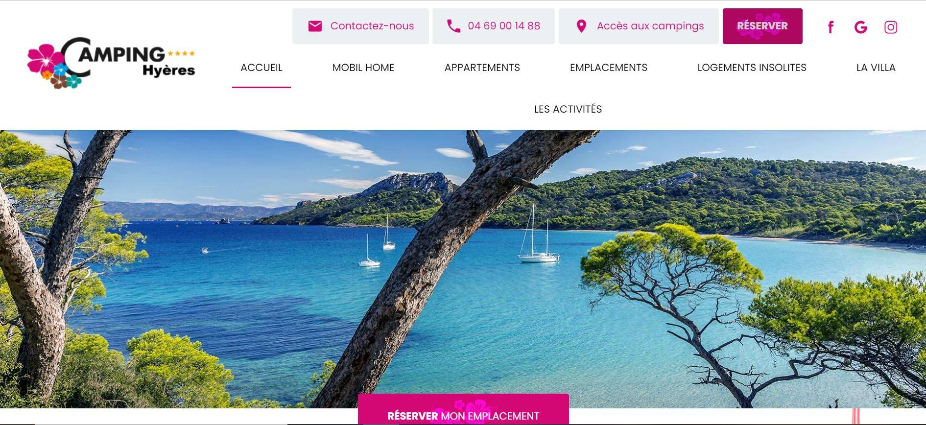 camping pas cher à Hyères 