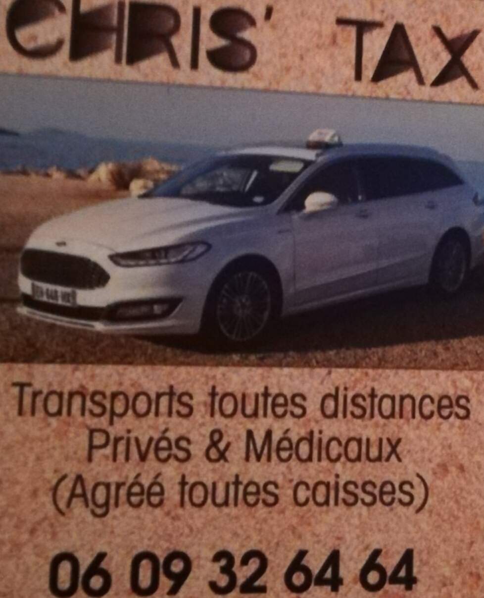 Service de taxi six-fours-les-plages Chris tax