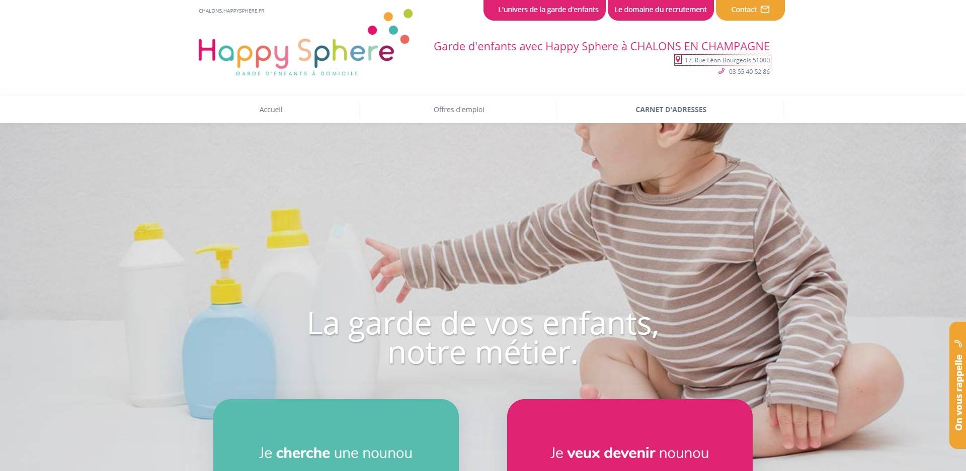 Où trouver une nounou pour garde partagée à Chalons-en-Champagne - Happy Sphere
