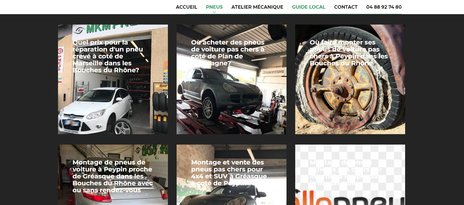 Où faire changer le pneu crevé de son 4x4 à Peypin ? - MKM Pneus Auto Service