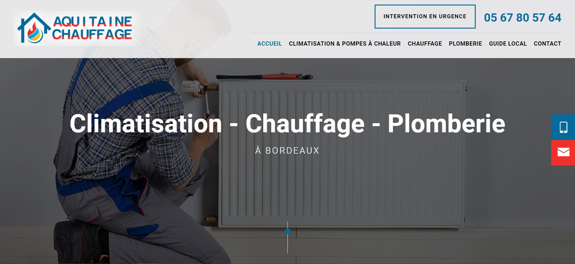 Plombier de confiance en urgence à Bordeaux 33 - Aquitaine Chauffage et Climatisation