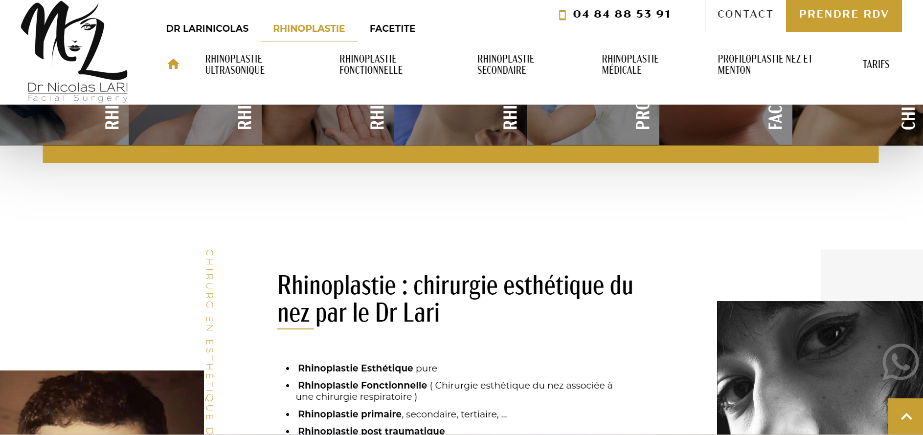 Chirurgien esthétique pour retouche du nez prise en charge sécu à Marseille