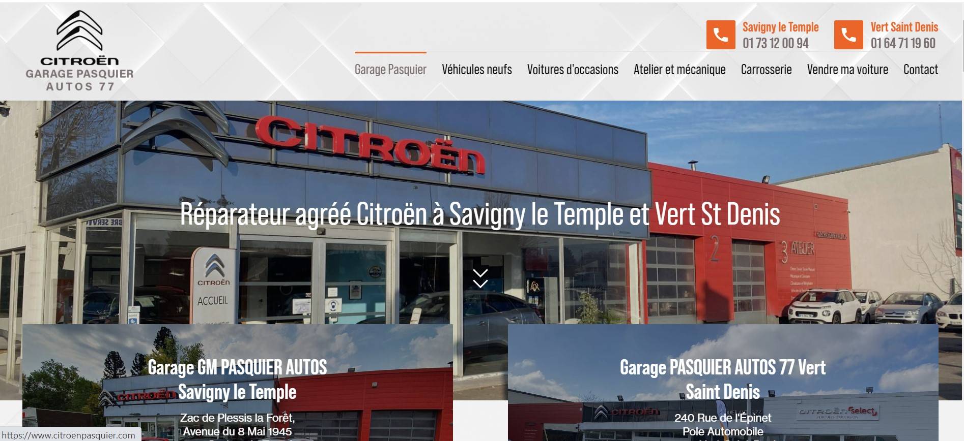Garage Citroën à Savigny le temple 77 pour achat de voiture neuve 