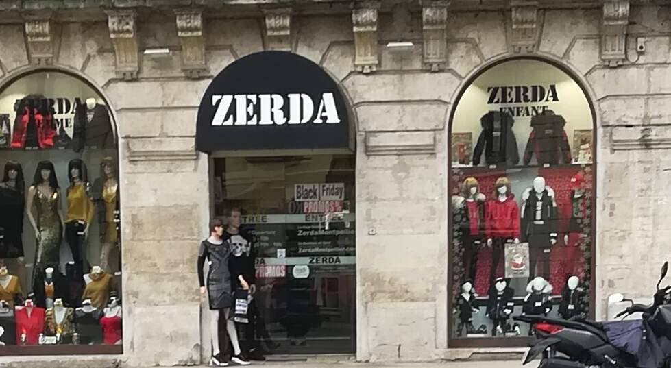 Magasin de vêtements Montpellier Zerda