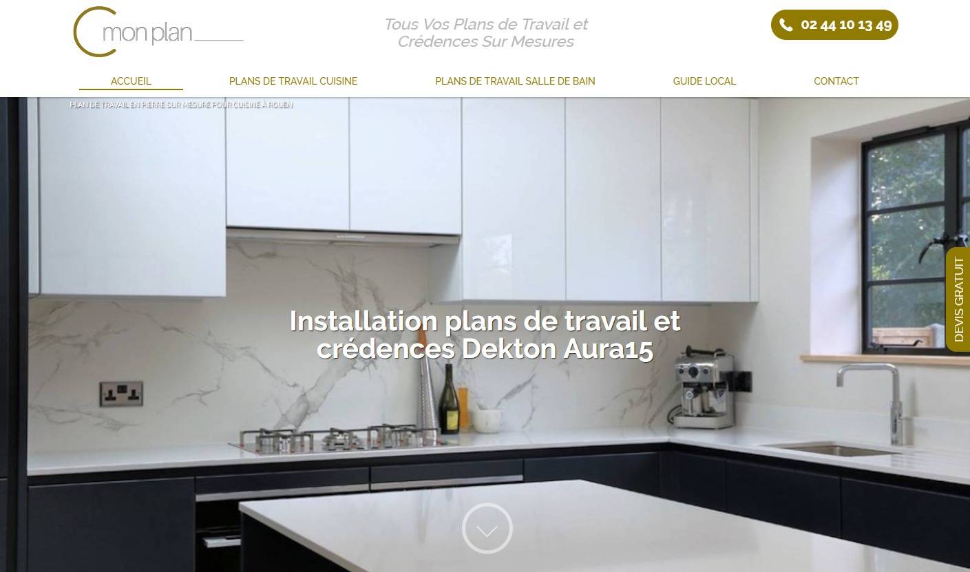 Plan de travail pour cuisine à Rouen