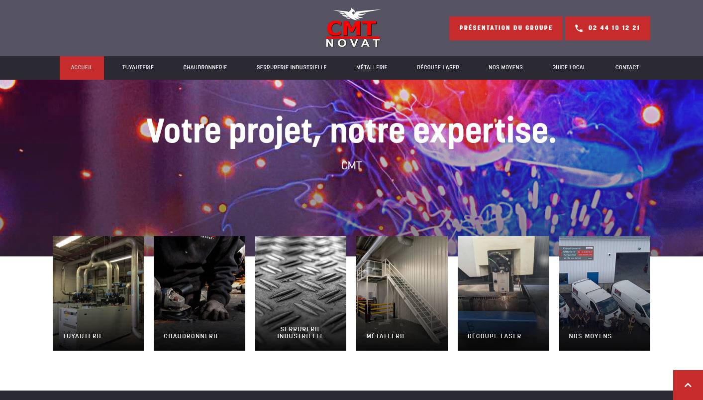 CMT-NOVAT, entreprise de chaudronnerie-métallerie-tuyauterie en Normandie