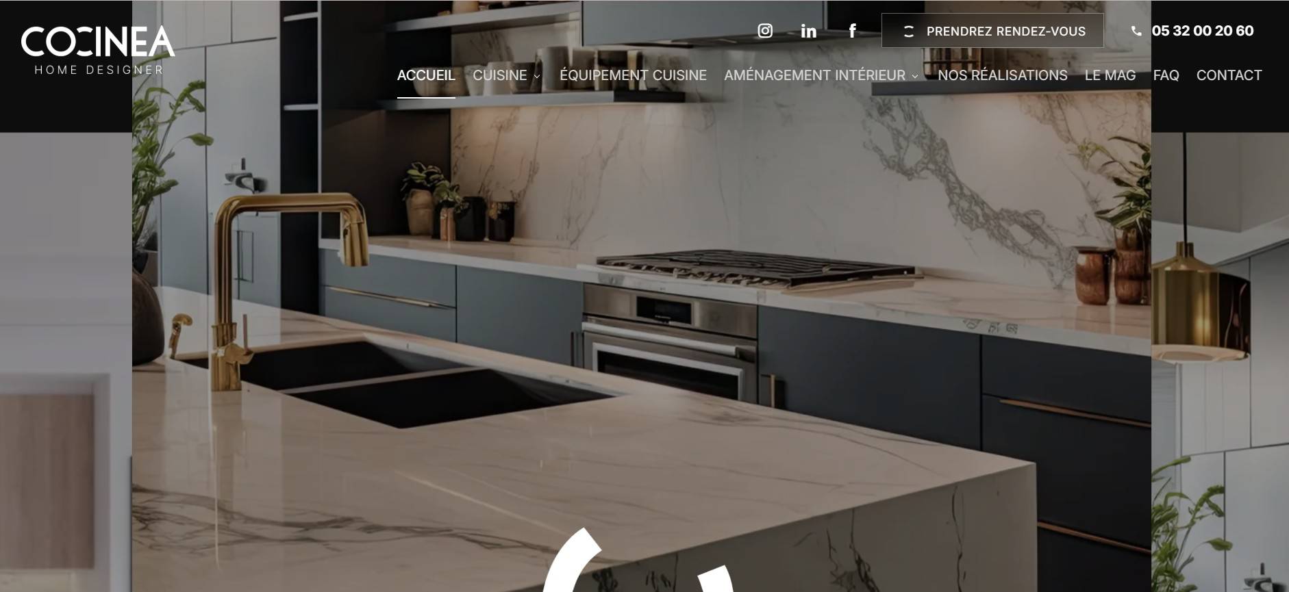 Spécialiste de la conception et pose de cuisine design et épuré de marque Armony à Toulouse