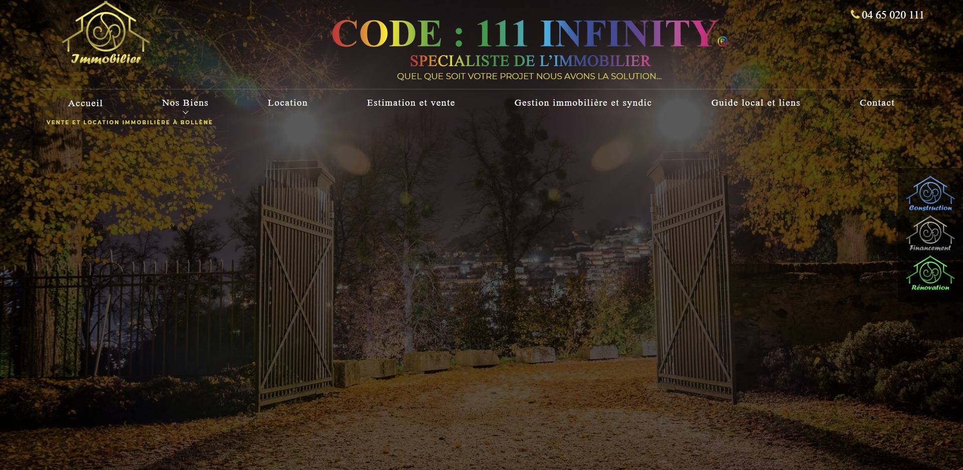 Quelle agence pour une gestion locative sur-mesure à Bollène ? Code 111 Infinity