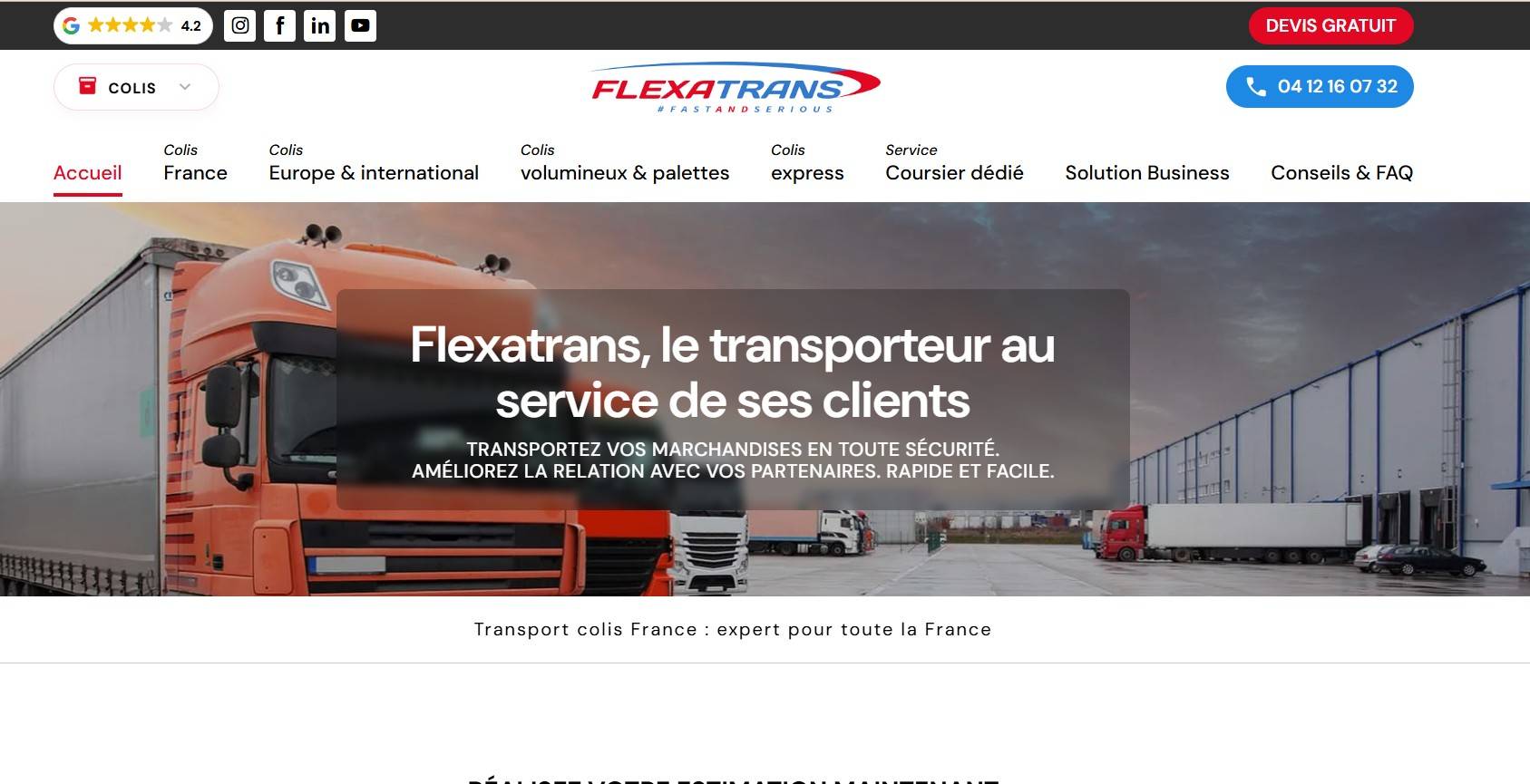 Envoi de colis sécurisé et suivi à Paris et dans toute la France - Flexatrans 