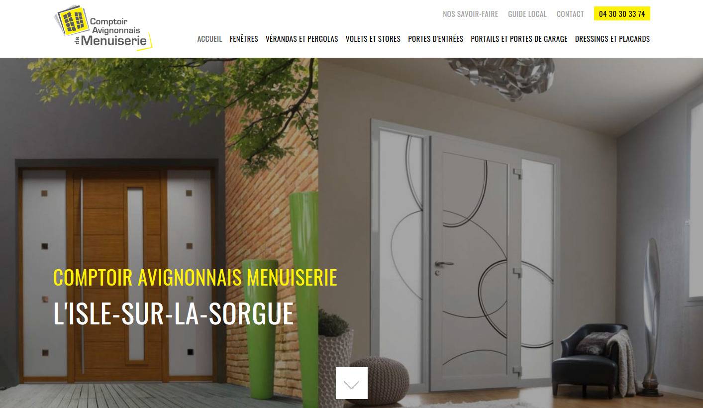Pose et fourniture de menuiserie sur mesure - Comptoir Avignonnais de Menuiserie