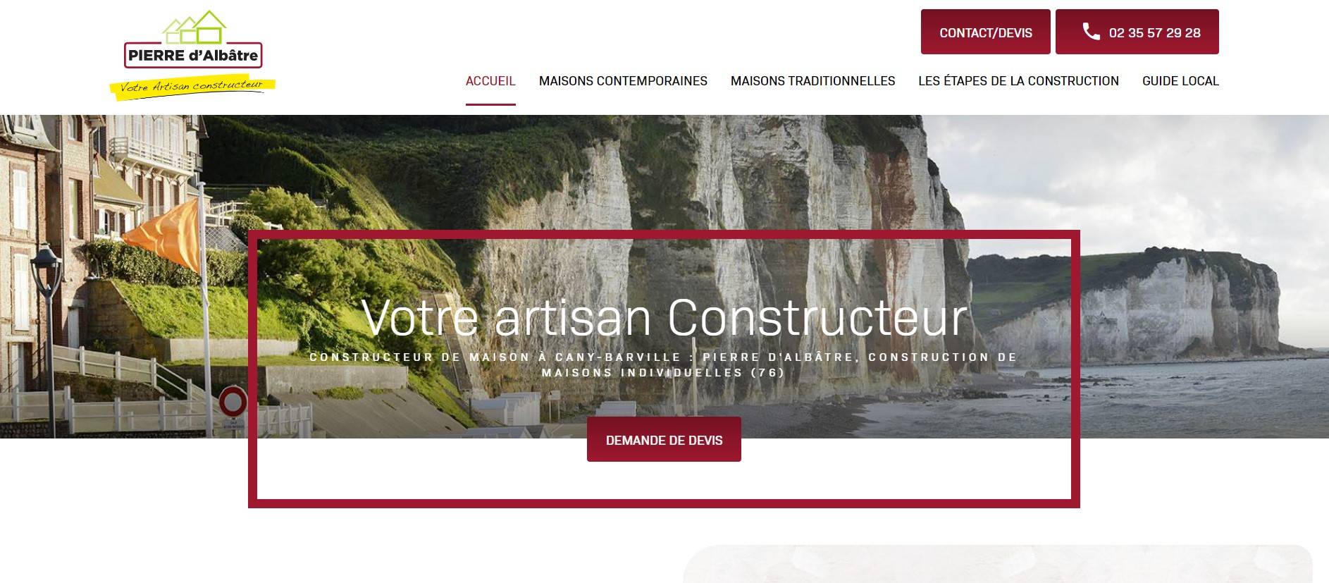 Prix pour la construction d'une maison neuve à Dieppe (76)