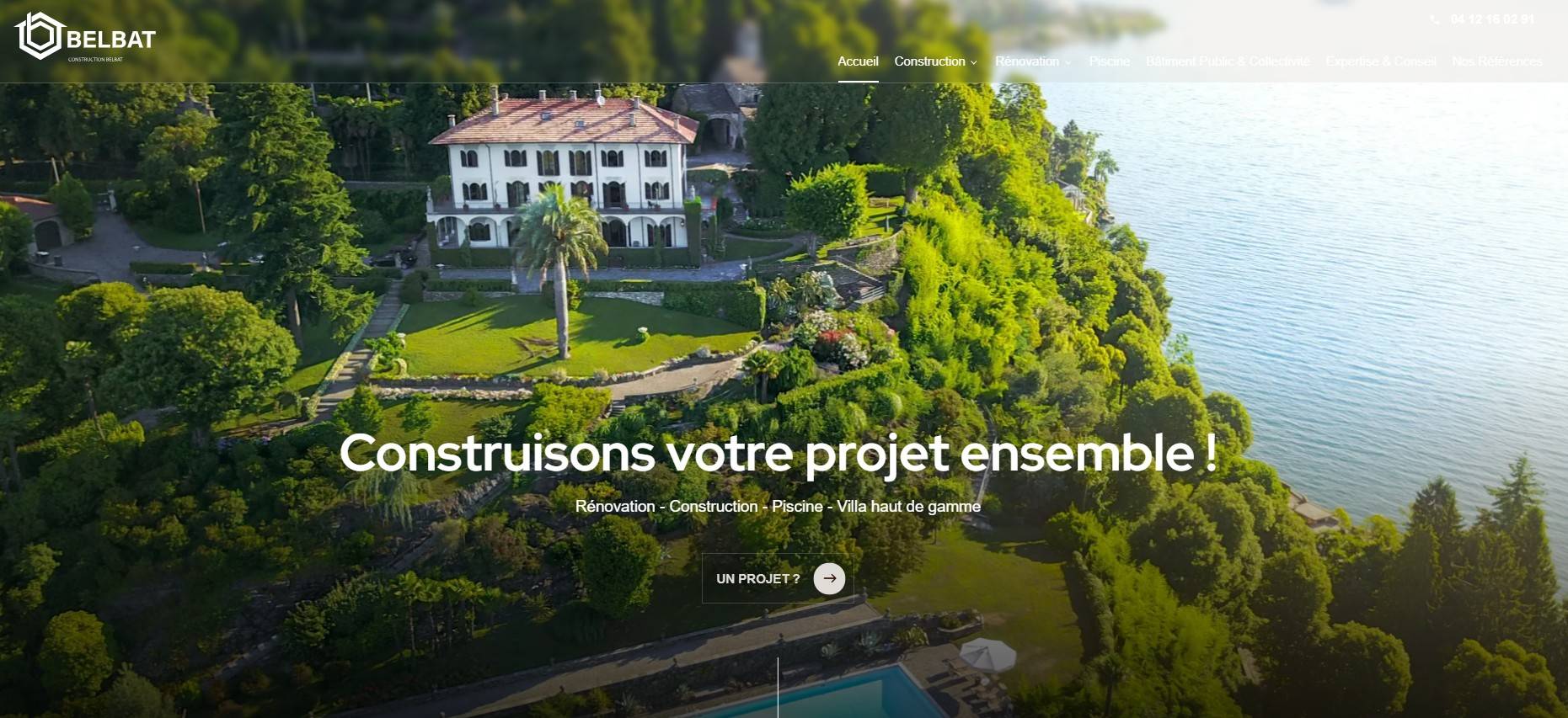 Entreprise de construction de maisons individuelles traditionnelles ou contemporaines avec terrassement et gros œuvre à Fréjus et à proximité - BELBAT 