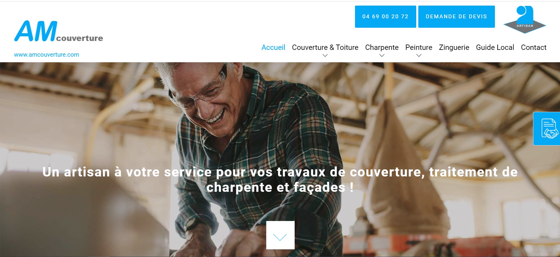 Artisan couvreur charpentier zingueur à Toulon dans le Var