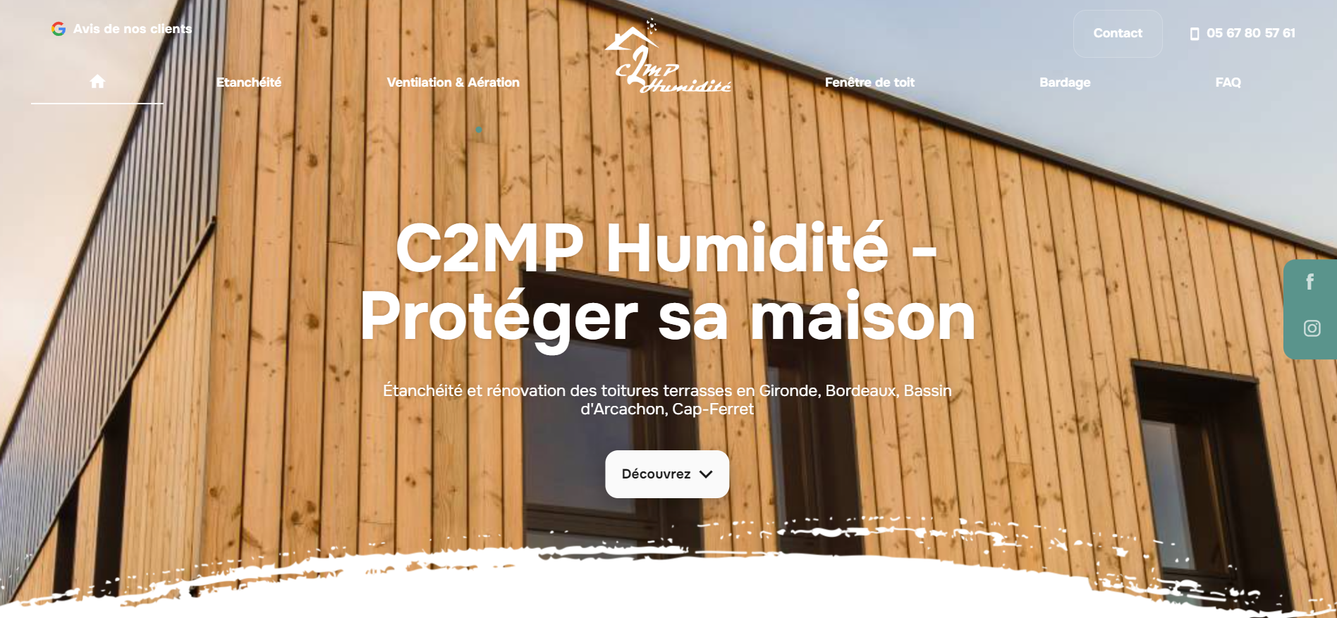 Meilleure entreprise étanchéité d'une toiture à  Bordeaux - C2mp humidité