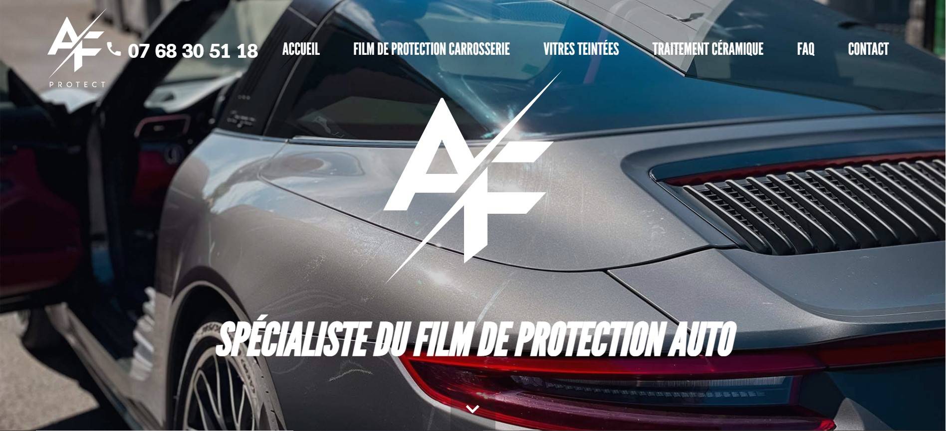 pose de film transparent sur carrosserie à Marseille (13)