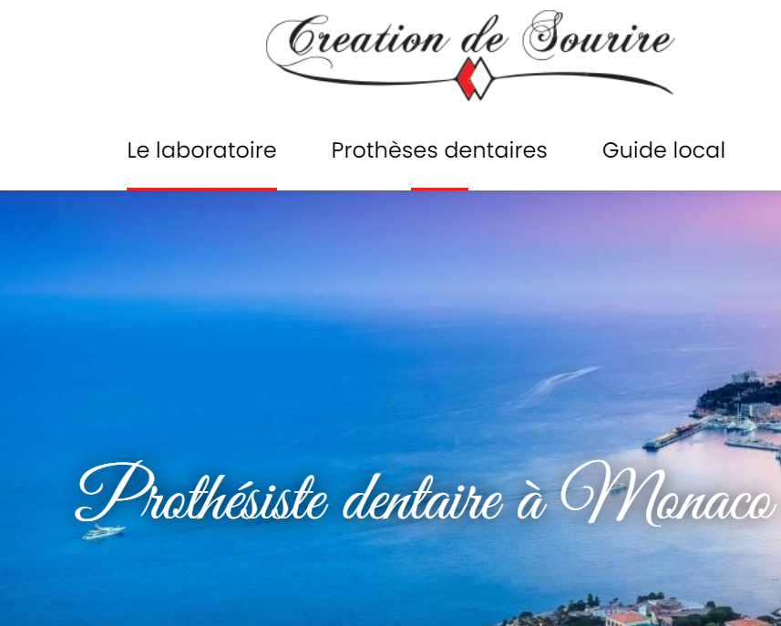 fabrication de prothèses dentaires à monaco