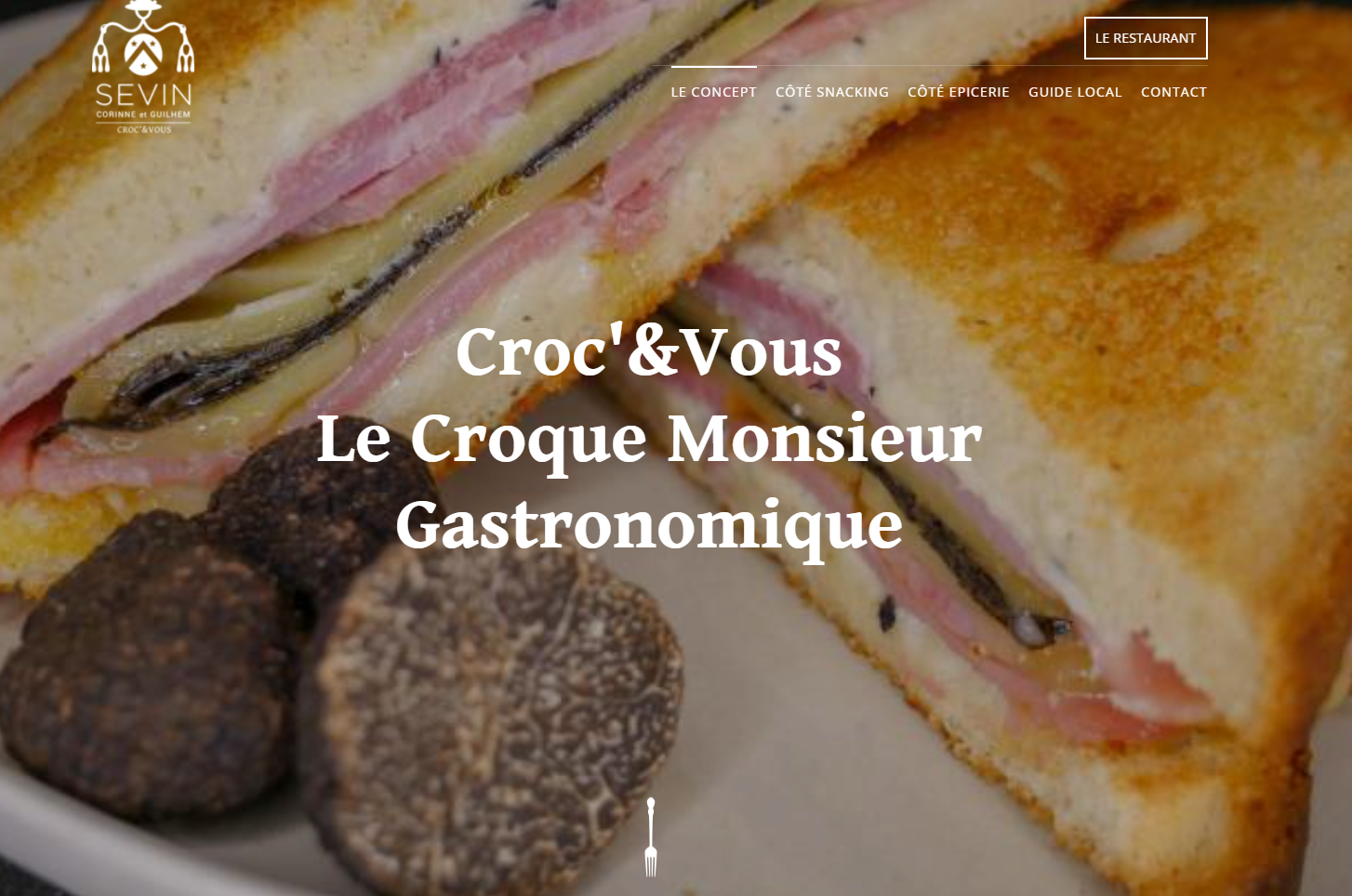 croque monsieur gastronomique Le Pontet