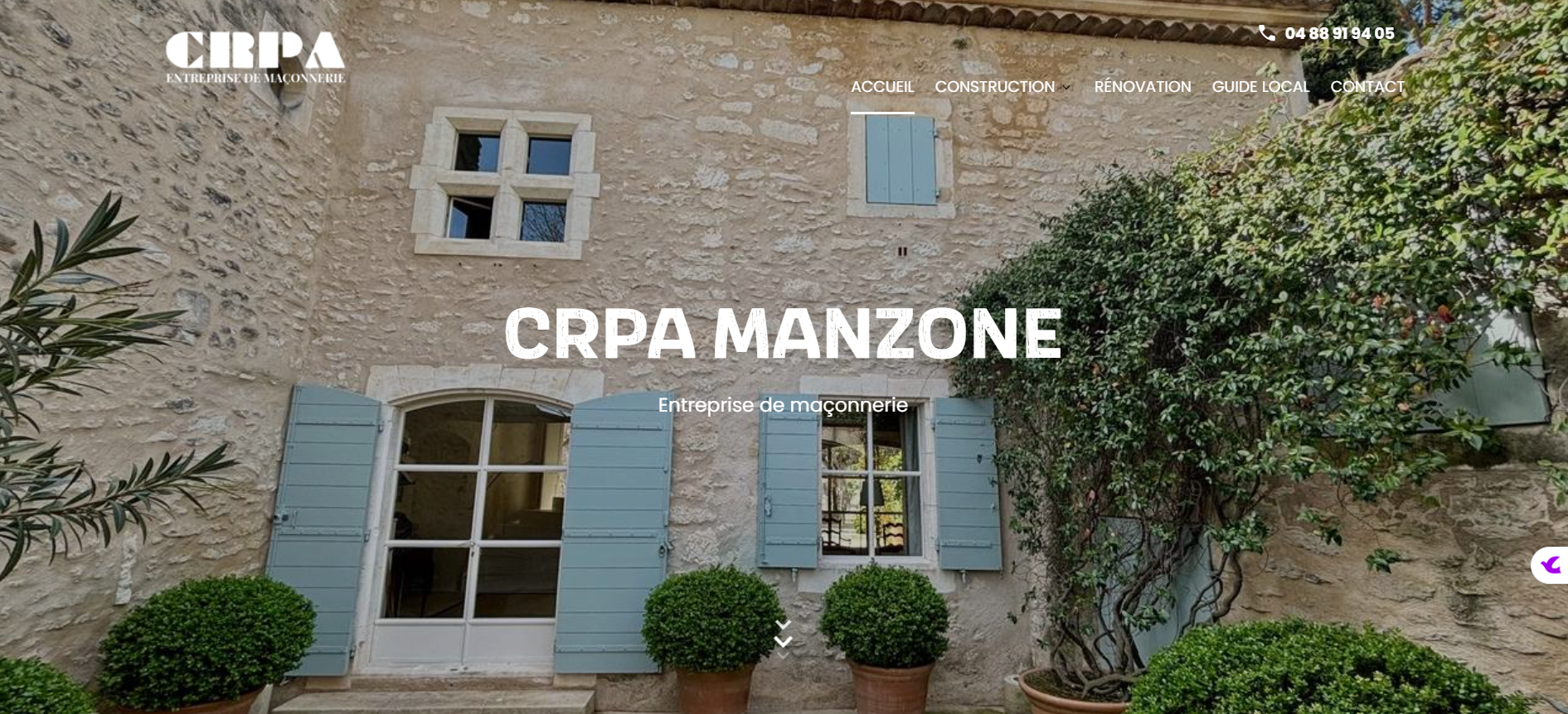 Entreprise de construction de maison sur-mesure avec piscine à Apt dans le Vaucluse : CRPA Manzone