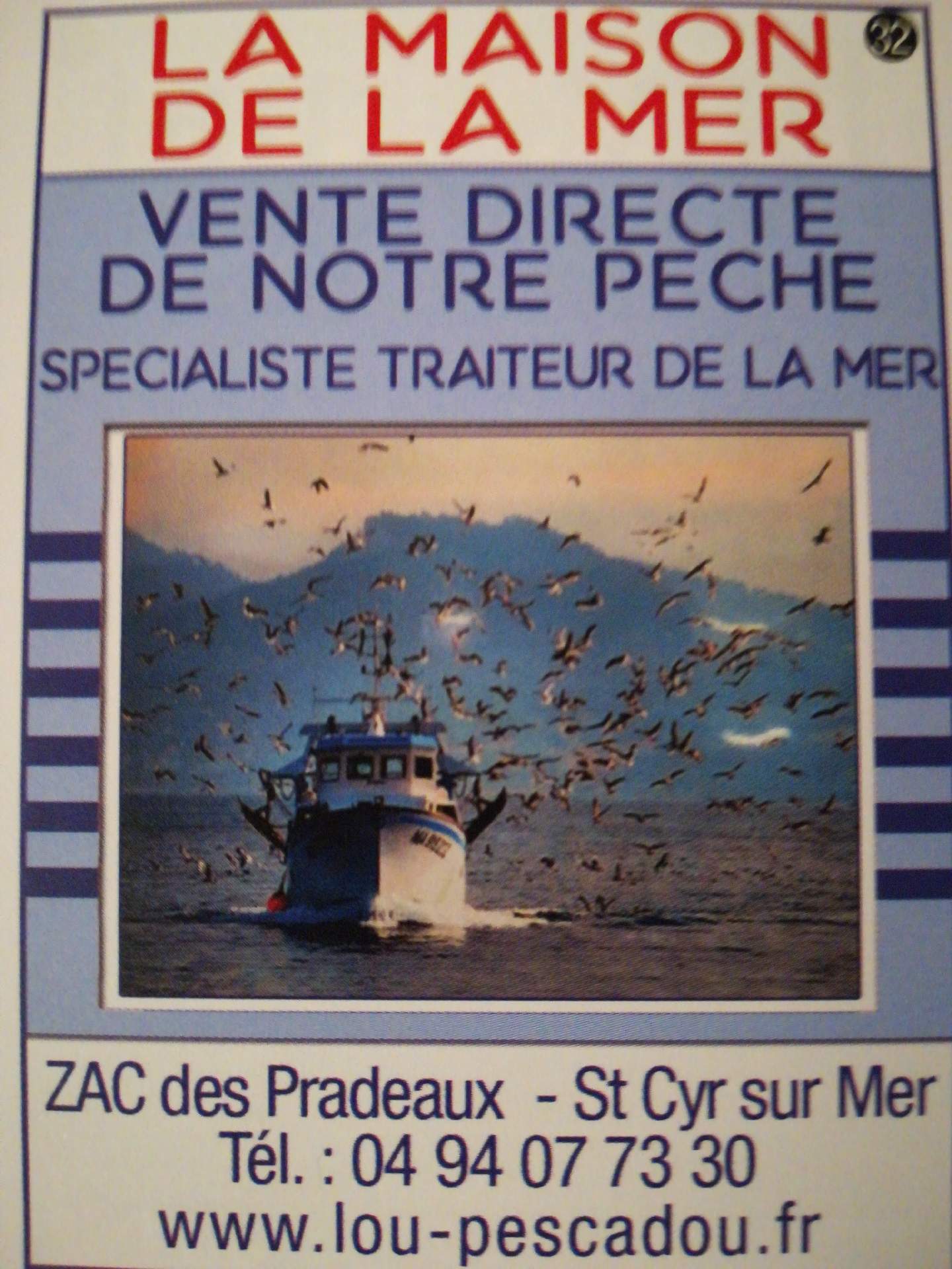 poissonnier artisanal Saint-Cyr-sur-Mer la maison de la mer