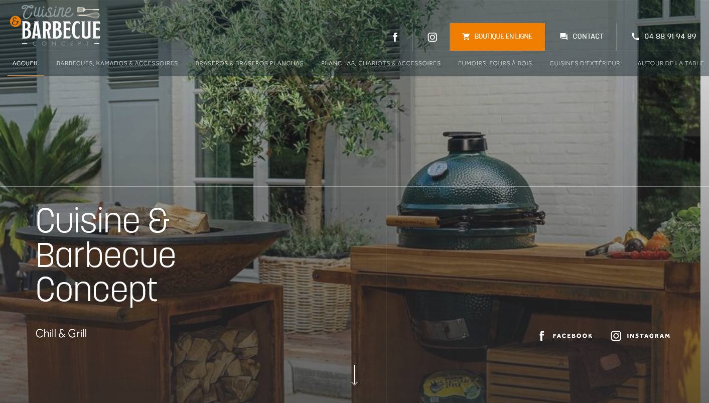 Où acheter une cheminée d'extérieur pour son jardin sur Villefranche - Barbecue & CO