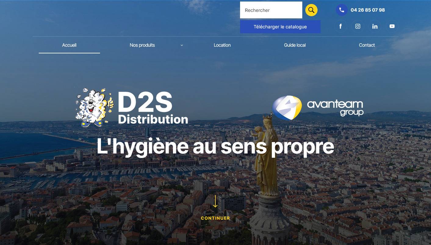 Vente de produits d'hygiène professionnels à Marseille - D2S Distribution