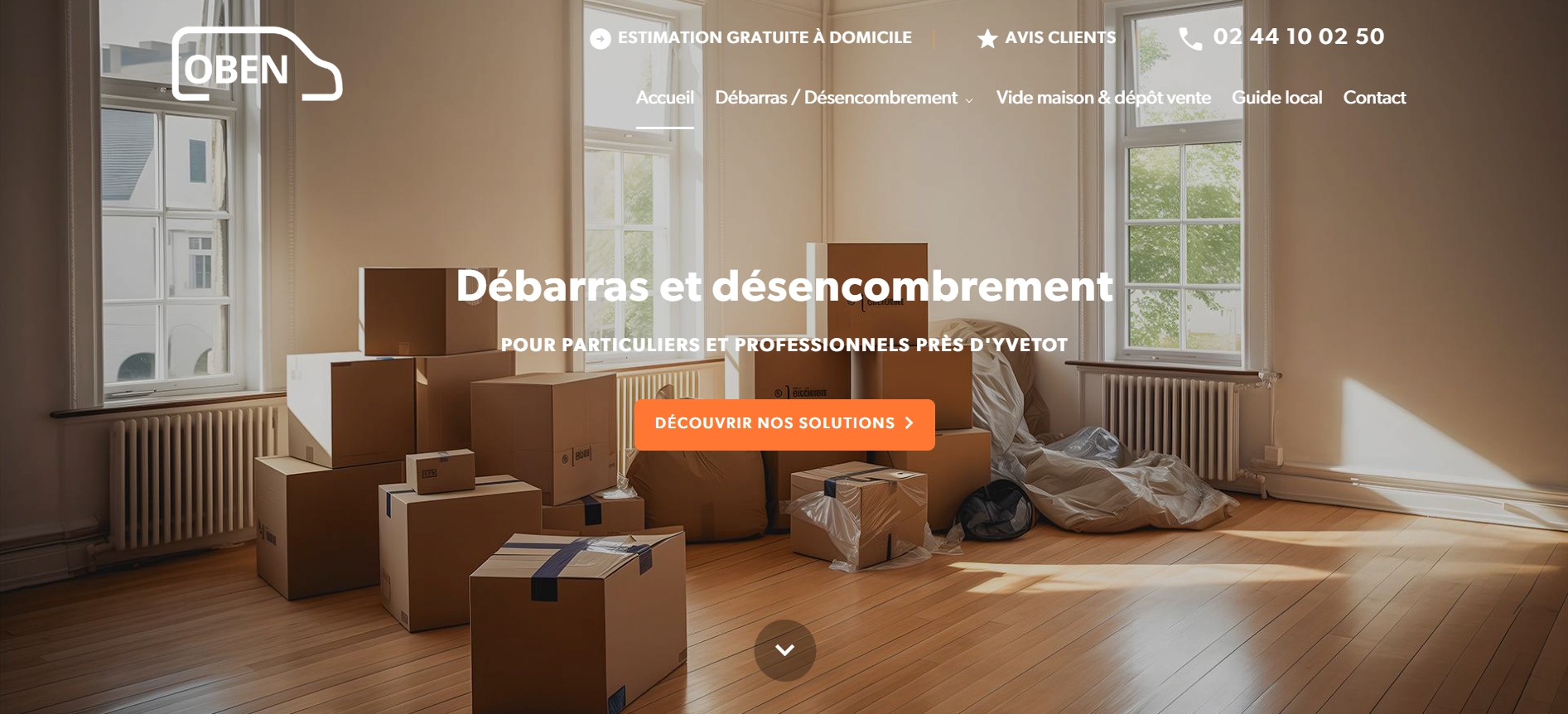 Entreprise de débarras de maisons suite à un décès ou une vente, gratuit ou payant, à Yvetot - Oben 