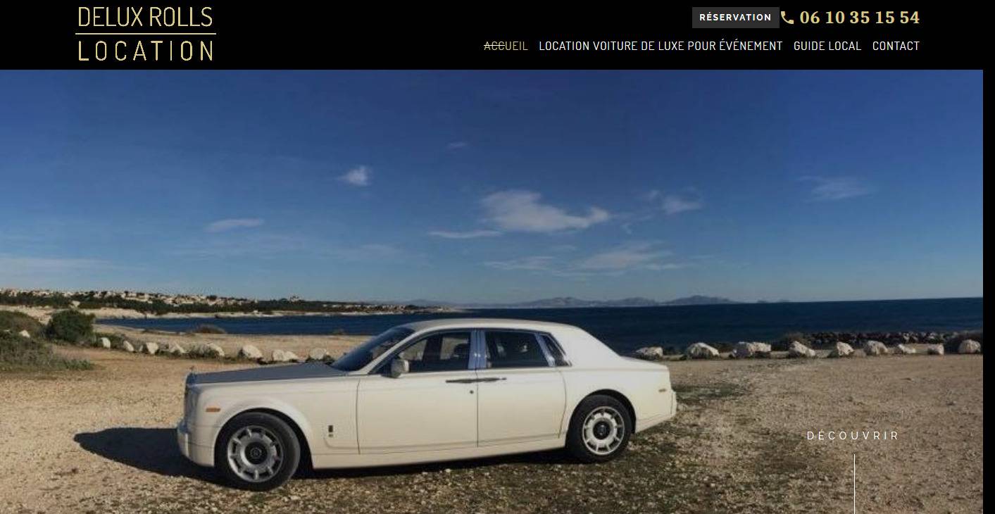 Où louer une voiture de luxe avec chauffeur pour un mariage sur Marseille - Delux Rolls Location