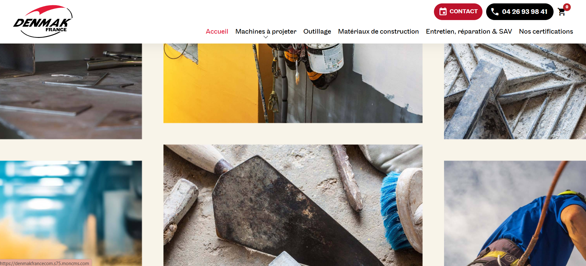 Devis pour l'achat d'une machine de pulvérisation de béton sec et réfractaire pour entreprises de construction à Marseille - Denmak
