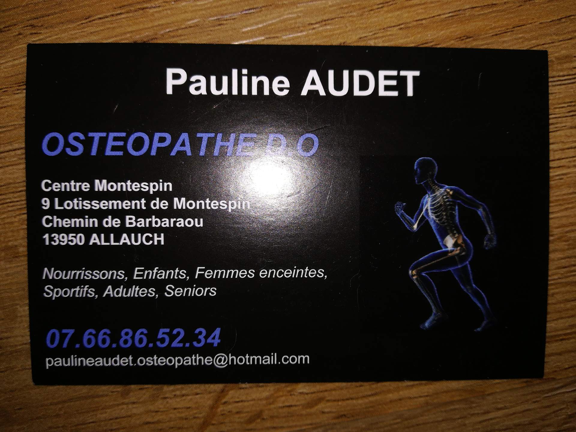 ostéopathe Allauch Pauline AUDET