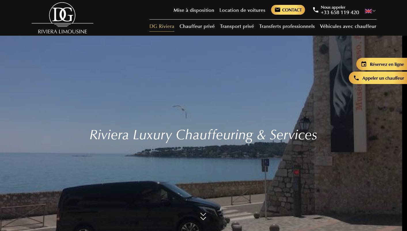 Comment réserver une voiture de luxe avec chauffeur sur la Côte d'Azur ? - DG Riviera Limousine