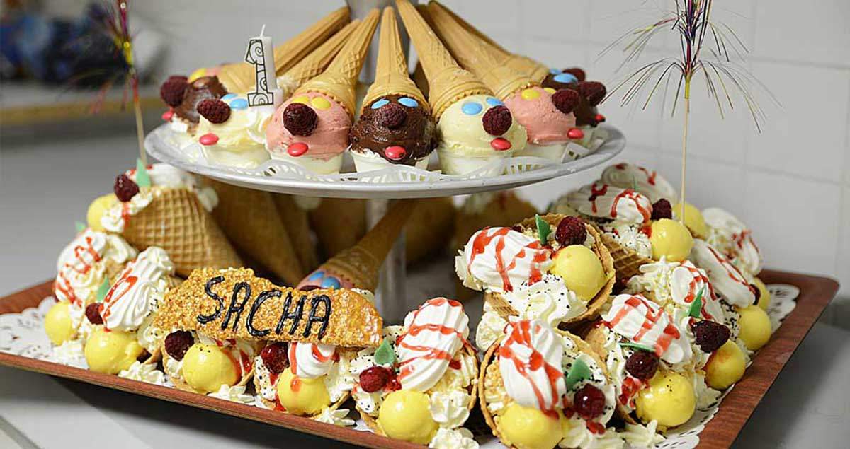 Gâteau glacé pour le réveillon de Noël Istres proche Miramas Glaces Lu