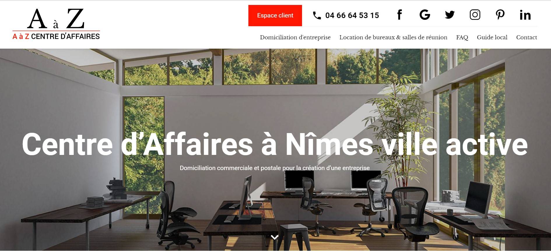 Domiciliation d'entreprise dans coworking à Nîmes (30)