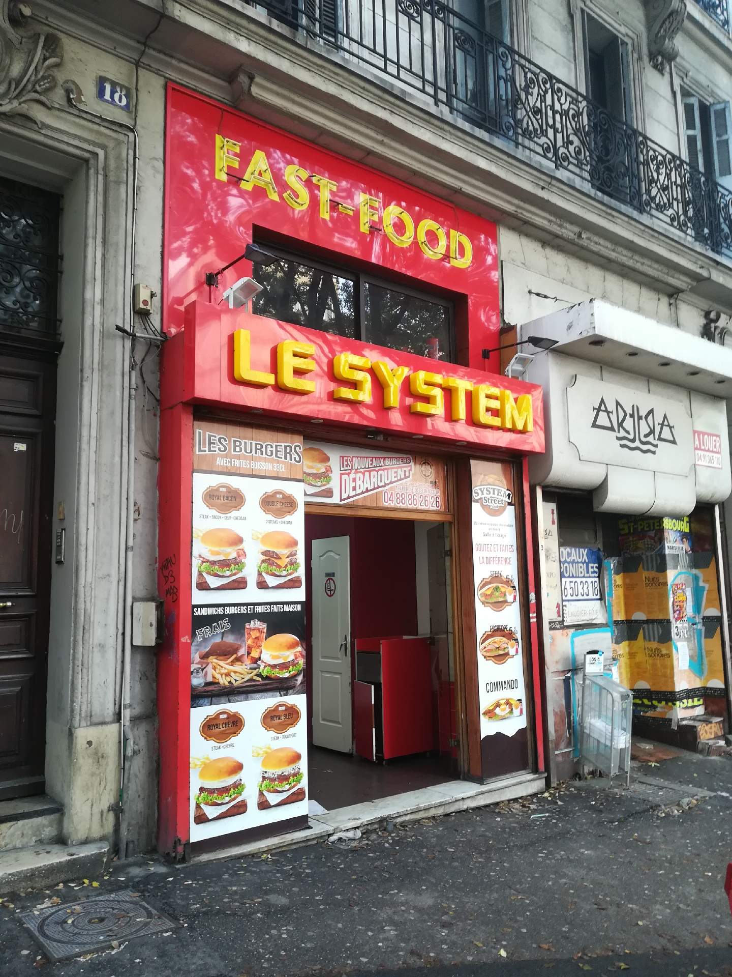 livraison à domicile de sandwich halal dans les 5e et 6e arrondissement Marseille le system