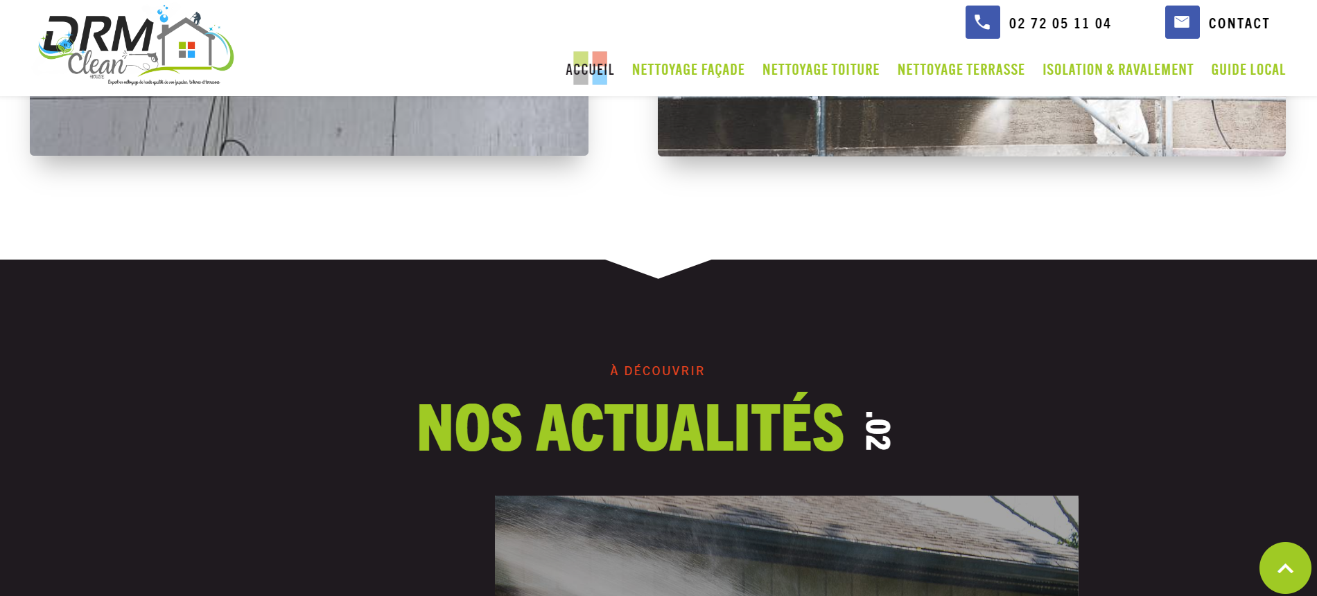 Entreprise spécialisée en nettoyage de façade de maison et de copropriétés sur Le Havre - DRM Rénovation