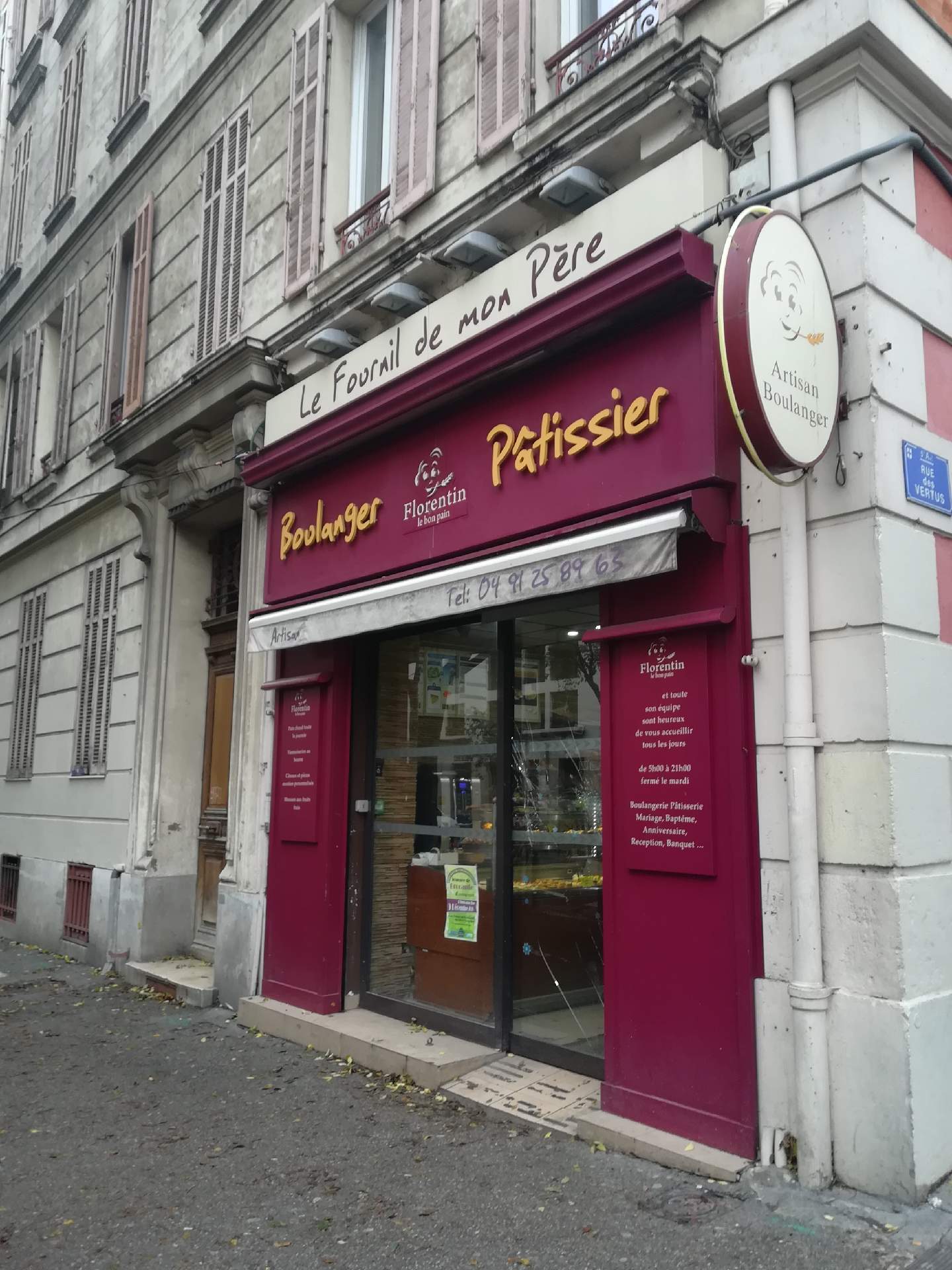 boulangerie pâtisserie artisanale Marseille baille Le fournil de mon père