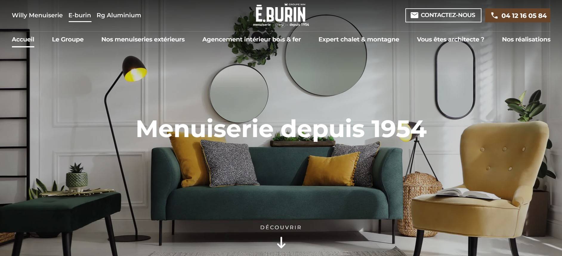 Artisan menuisier en haute savoie pour pose de fenêtres bois pvc aluminium sur mesure à Annecy - ETS Burin 