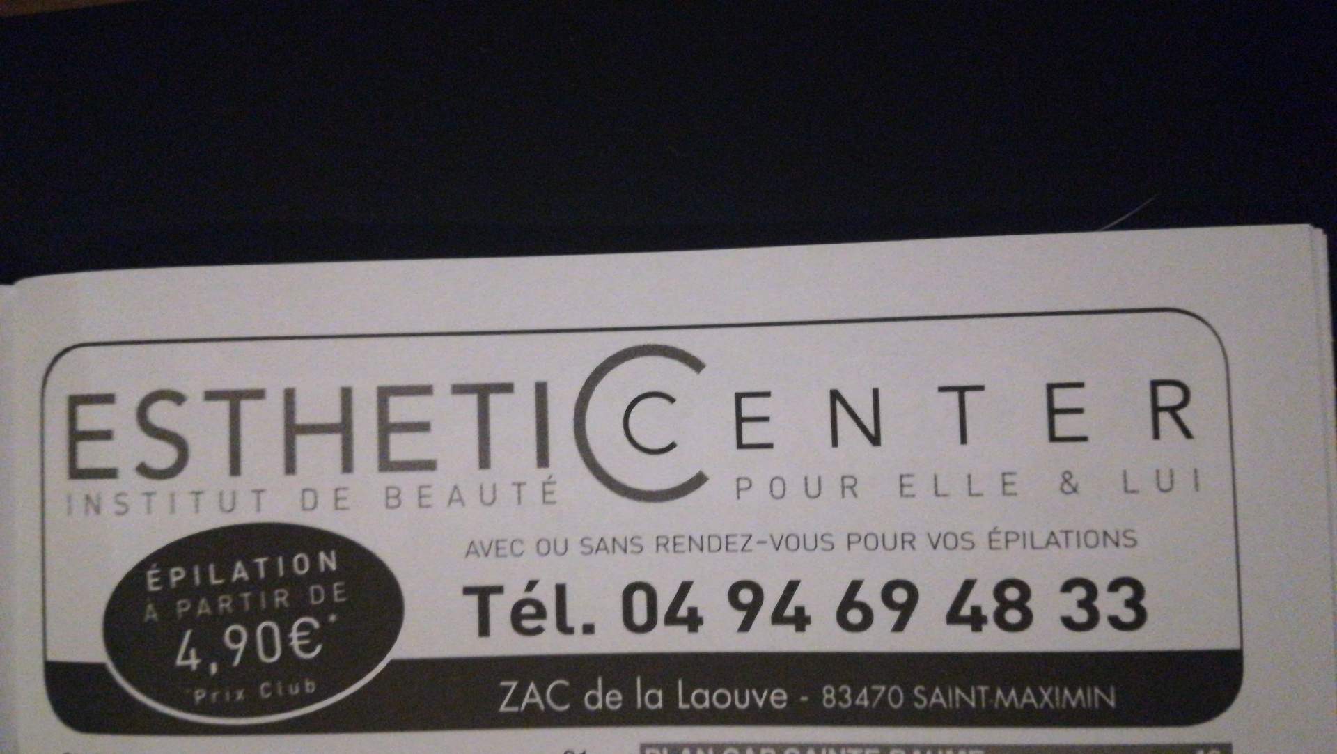 Institut de beauté pour homme et femme Saint-Maximin Esthetic Center